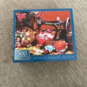 Vintage 500 Piece Puzzle - Still Life Series “Sewing Circle”